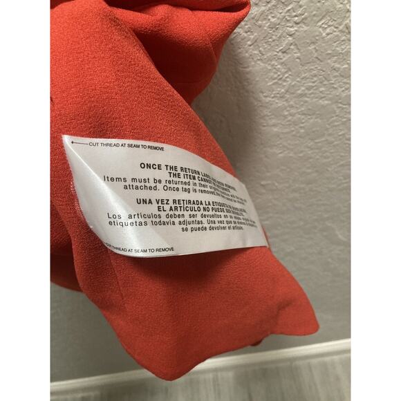 Dress the Population Women Medium Alexi Fit and Flare Midi Dress Poppy Red - Picture 3 of 12